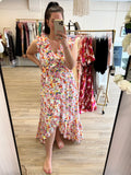 Floral Wrap Maxi