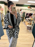 Geo Print Kimono