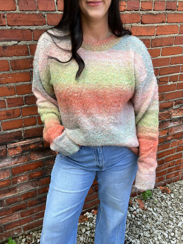 Rust Ombre Sweater