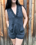 Ash Black Romper