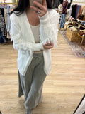 Ivory Fringe Cardi