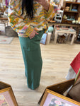 Olive Wide Leg Pants