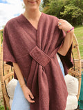 Faux Wool Ruana Wrap