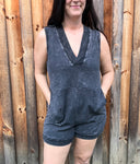 Ash Black Romper