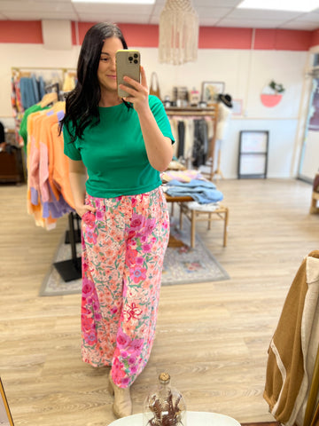 Printed Challis Pants