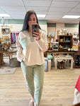 COLORBLOCK PULLOVER SWEATER