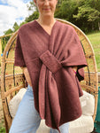 Faux Wool Ruana Wrap