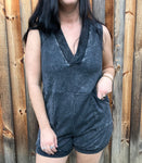 Ash Black Romper