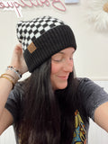 Checkered Beanie