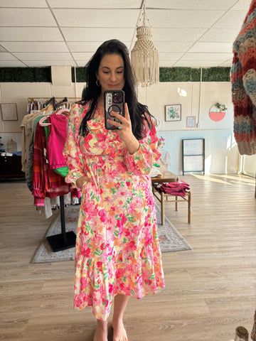 Bright Floral Maxi