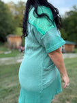 Jade Waffle Dress