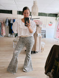 Leopard Bell Bottoms