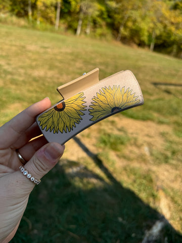 Sunflower Hair Clip