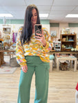 Olive Wide Leg Pants
