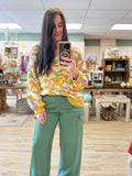 Olive Wide Leg Pants
