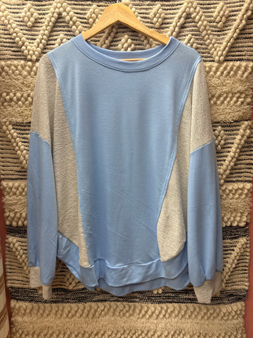 Ice Blue Tunic Top