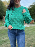 Green Mix Sweater