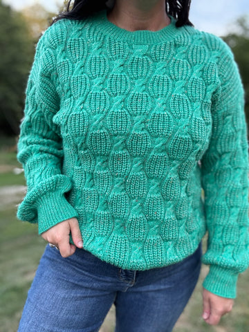 Green Mix Sweater