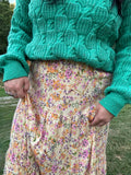 Buttercream Floral Skirt