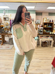 COLORBLOCK PULLOVER SWEATER