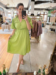 Apple Green Midi Dress