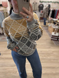 Mustard Charcoal Sweater